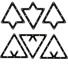 YXCCSE 6 Pcs Magic Ball Rack Magic Rack Sheet Pool Ball Rack Magic Rack Sheet Billiards Ball Rack Holder SheetTriangle Cue Accessories 8 9 and 10 Ball Combo Pack