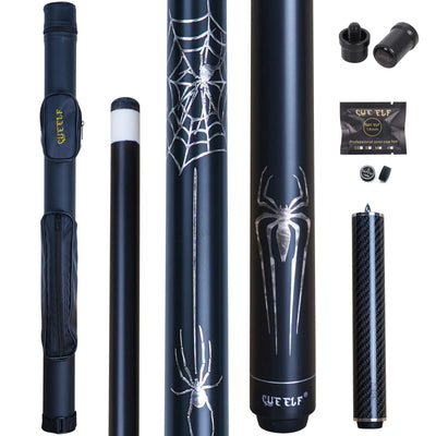 CUEELF Pool Cue Stick Spider Professional Billiard Pool Cue Stick Low Deflection Pool Stick with Case