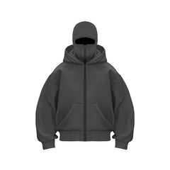 Double Hood Fleece-Lined Sweater