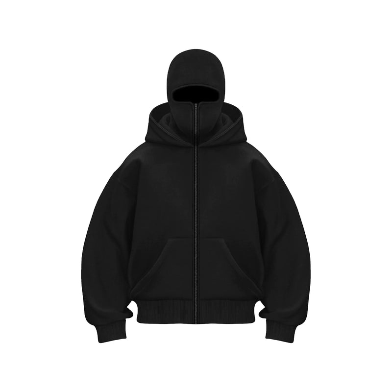 Double Hood Fleece-Lined Sweater