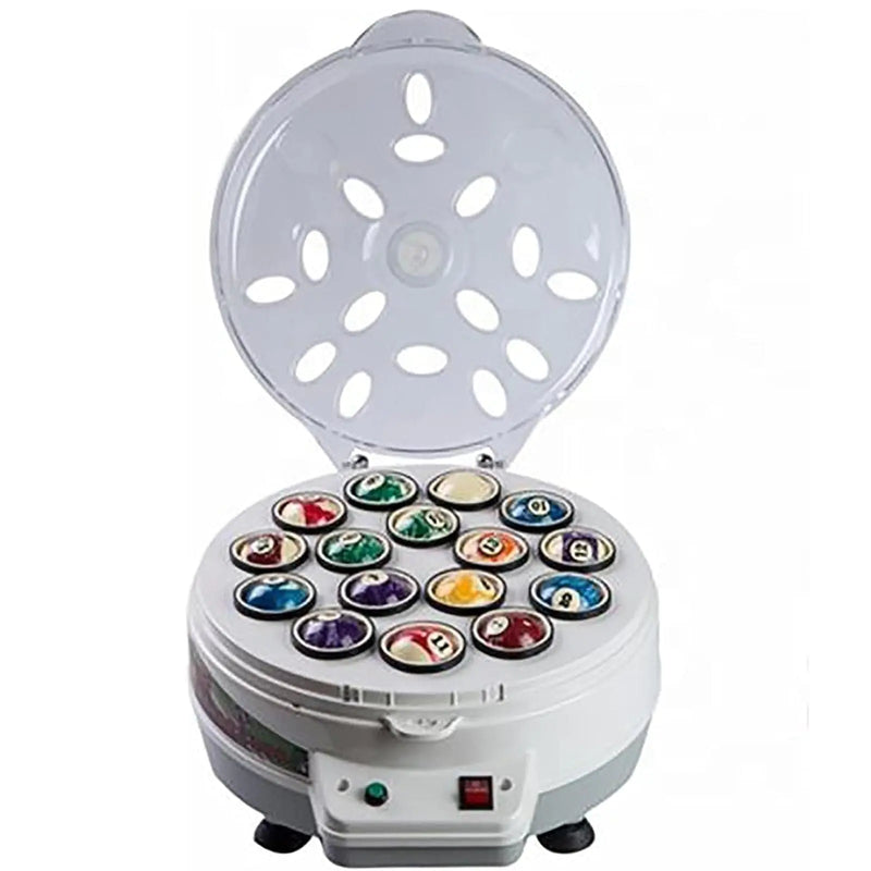 bofnold Automatic Polishing Cleaning Machine for 16/22 BallsBilliard Ball Cleaning Machine Pool Ball Polishing Washing Machine Billiards Cleaner Polisher (Color : 16balls)