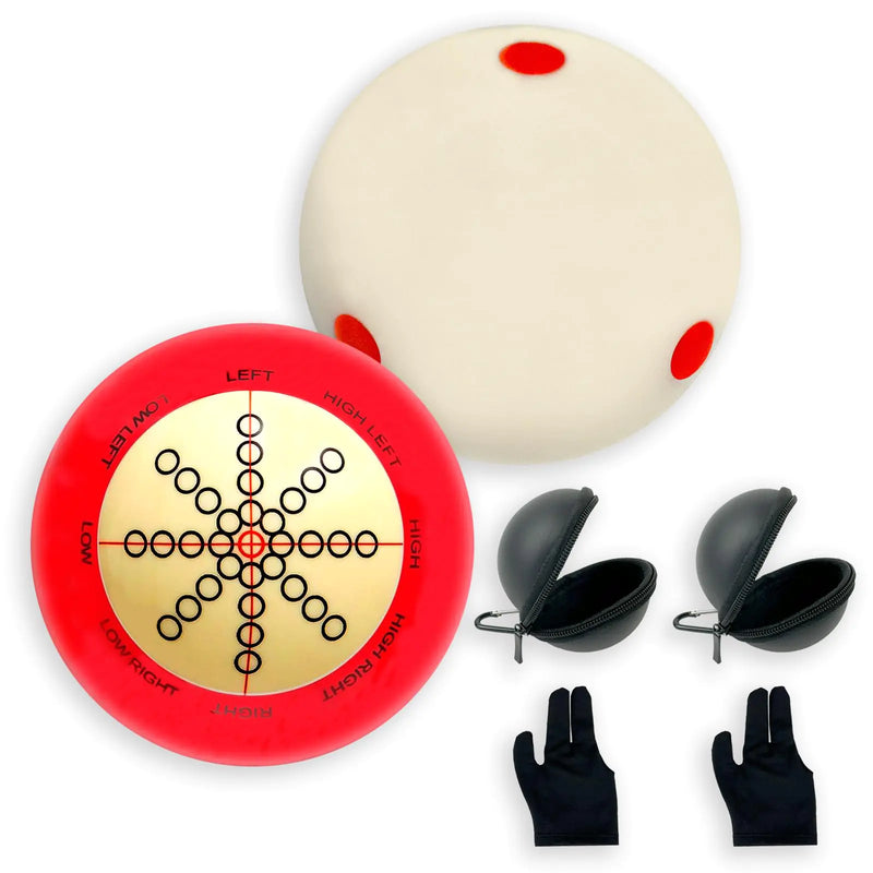 QIJISTORM 2 Pcs Billiards Cue Ball 2-1/4